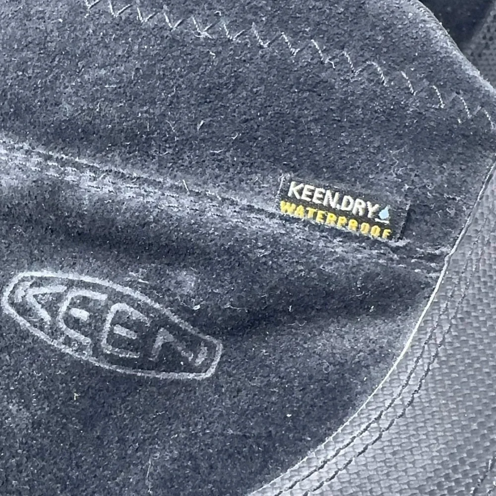 KEEN‎ Jasper Mid Top Sneaker Mens Size 12 Black Suede Hike Outdoor Casual Shoe